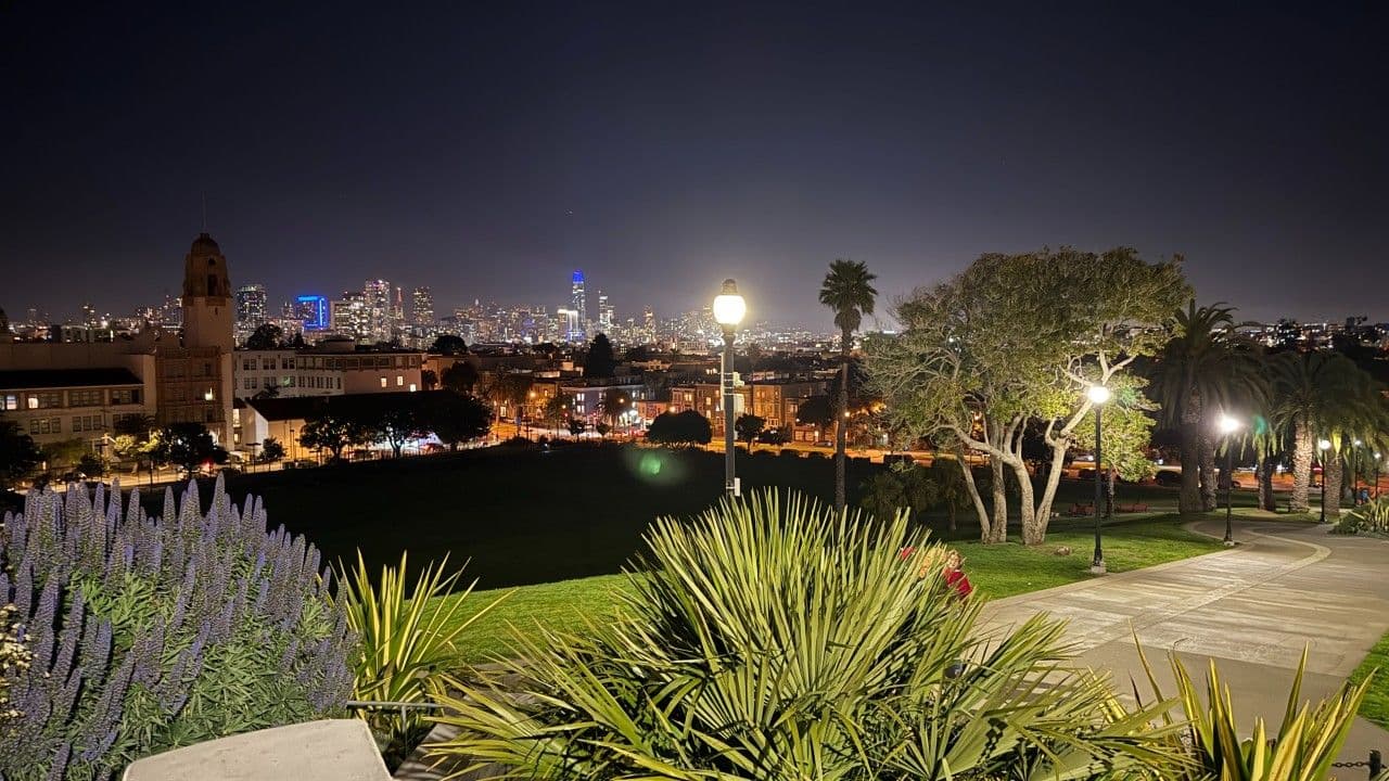 Sillicon Valley at night