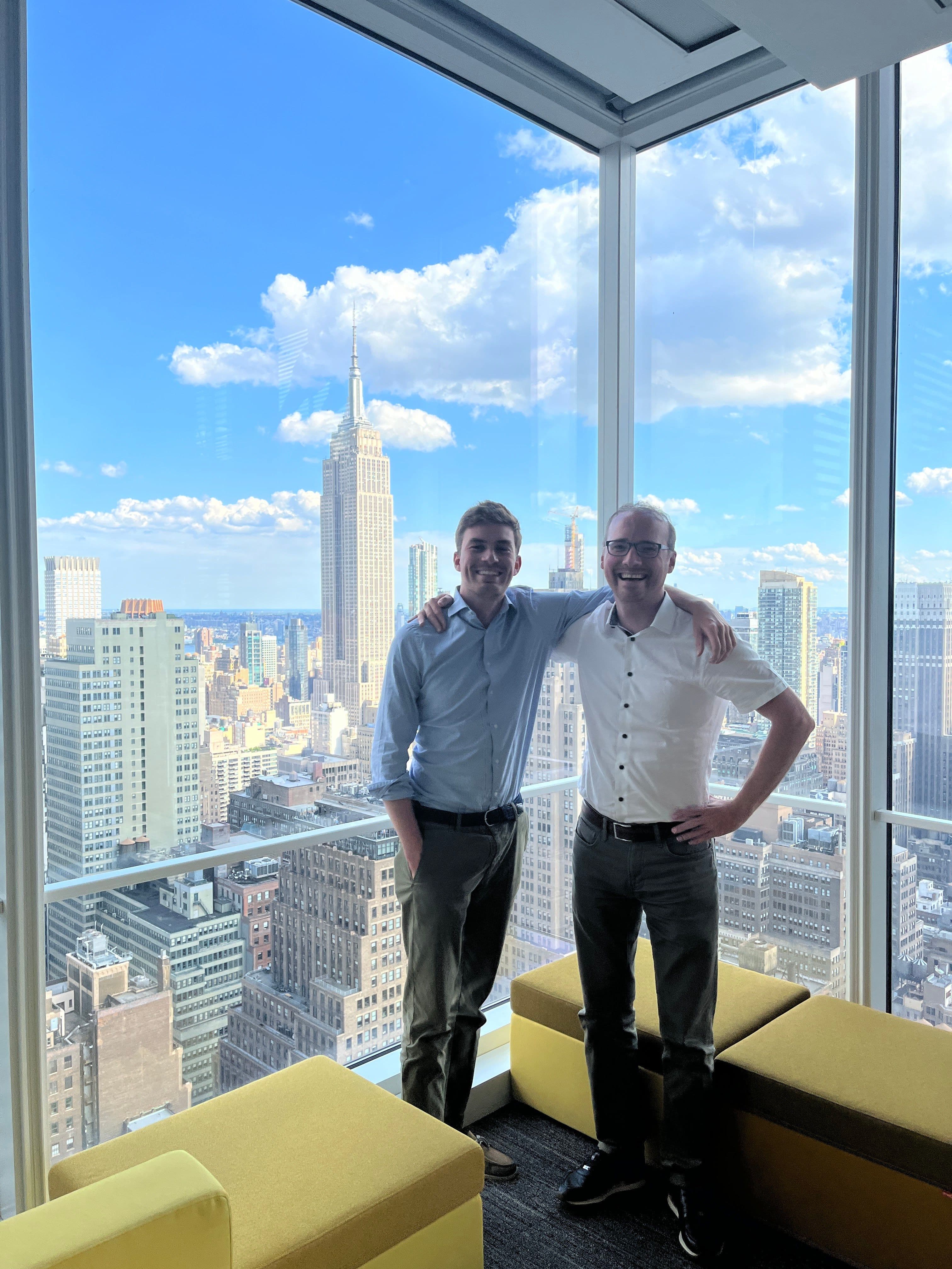 Evarest and Richard in USA